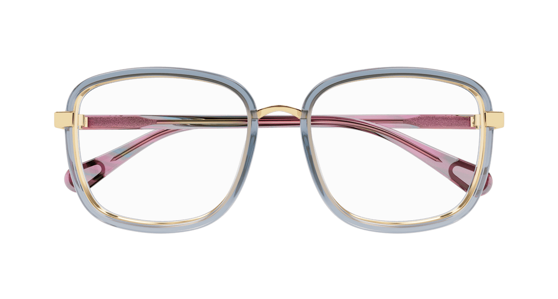Occhiali da vista chloé cc0025o 003 gris square infantil taglia 49mm - Vista dettagliata