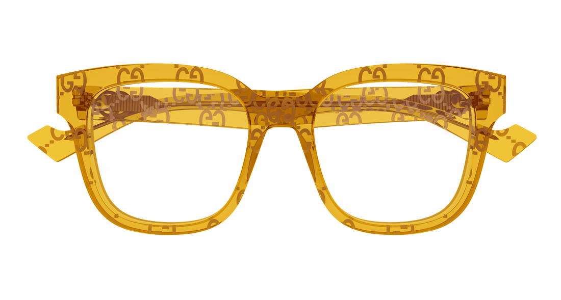 Occhiali da vista gucci gg0958o 012 amarillo square femenino taglia 52mm - Vista dettagliata
