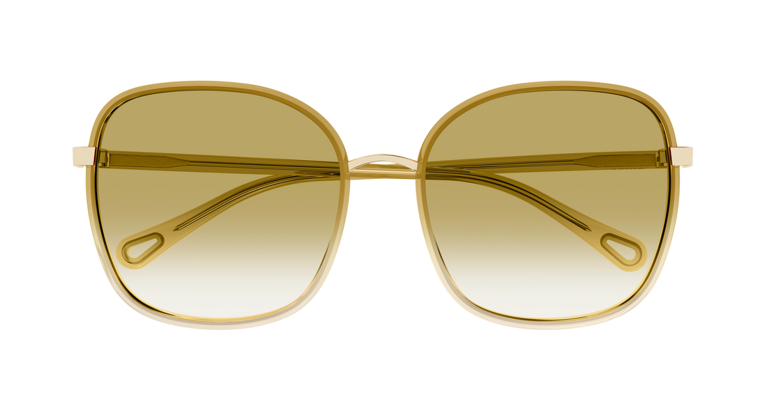 Gafas de sol chloé ch0031s 022 beige rectangular / squared femenino talla 59mm - Vista de detalle