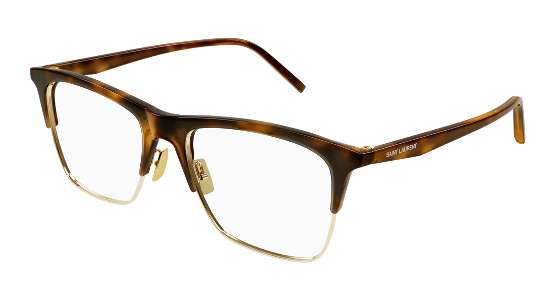 Brillen saint laurent sl 786 001 havana square femenino größe 54mm - Hauptansicht