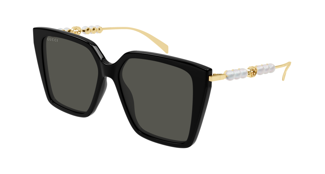 Sunglasses gucci gg1967s 001 negro butterfly femenino size 54mm - Main view