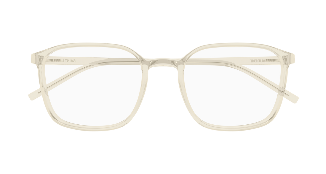 Brillen saint laurent sl 845 004 amarillo rectangular / squared masculino größe 52mm - Detailansicht