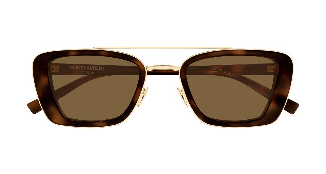 Óculos de sol saint laurent sl 825 002 havana rectangular / squared unisex tamanho 50mm - Vista de detalhe