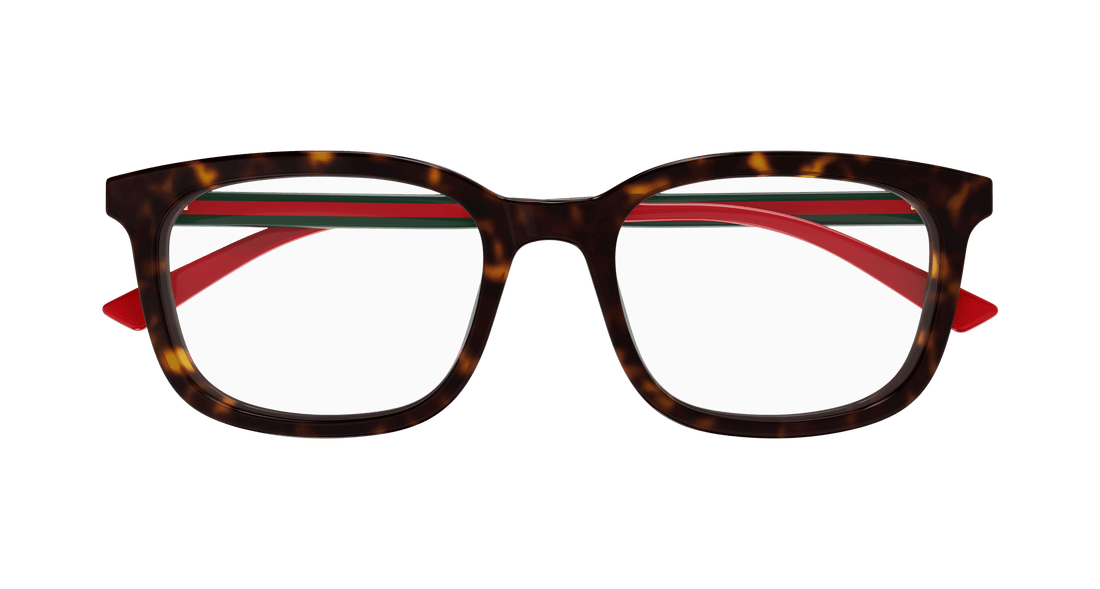 Occhiali da vista gucci gg1928o 002 havana square masculino taglia 53mm - Vista dettagliata