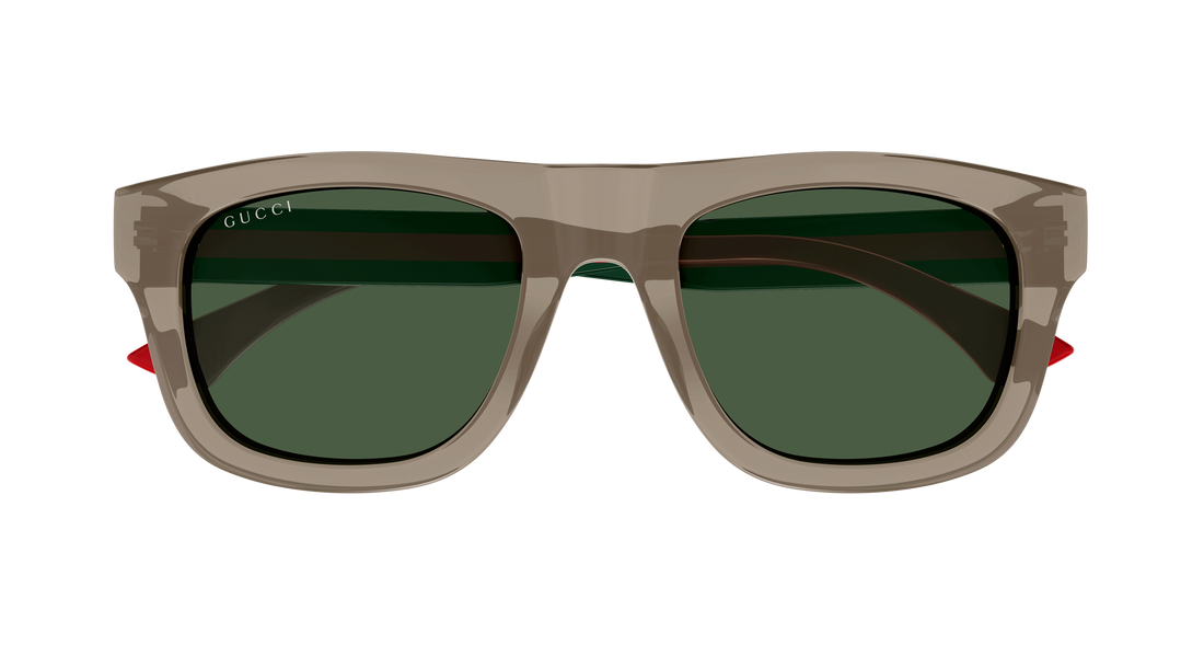 Occhiali da sole gucci gg1991s 003 marron rectangular / squared masculino taglia 52mm - Vista dettagliata