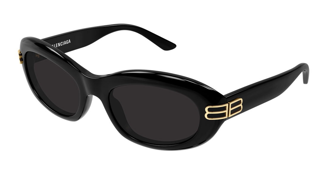 Sunglasses balenciaga bb0431s 001 negro round/oval/panthos femenino size 57mm - Main view