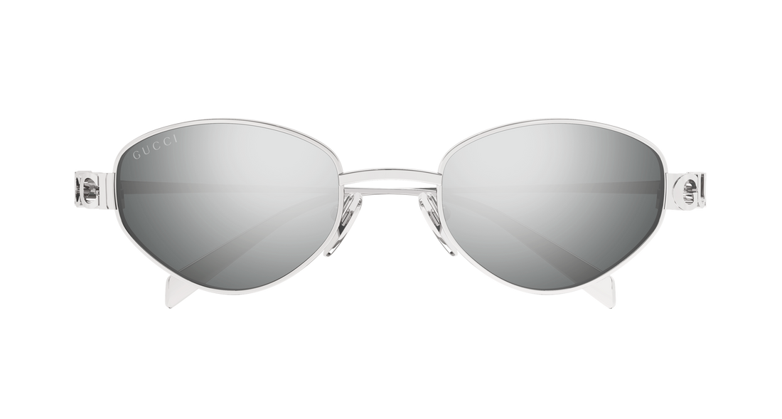 Sonnenbrillen gucci gg1935s 004 plateado geometric femenino größe 47mm - Detailansicht