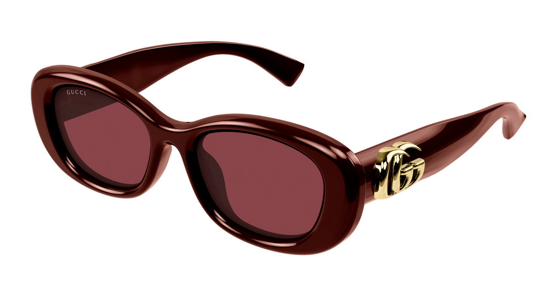 Óculos de sol gucci gg1829sk 003 burdeos round femenino tamanho 53mm - Vista principal