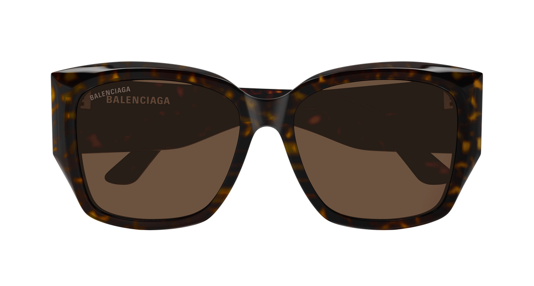 Lunettes de soleil balenciaga bb0445sk 004 havana butterfly femenino taille 56mm - Vue détaillée