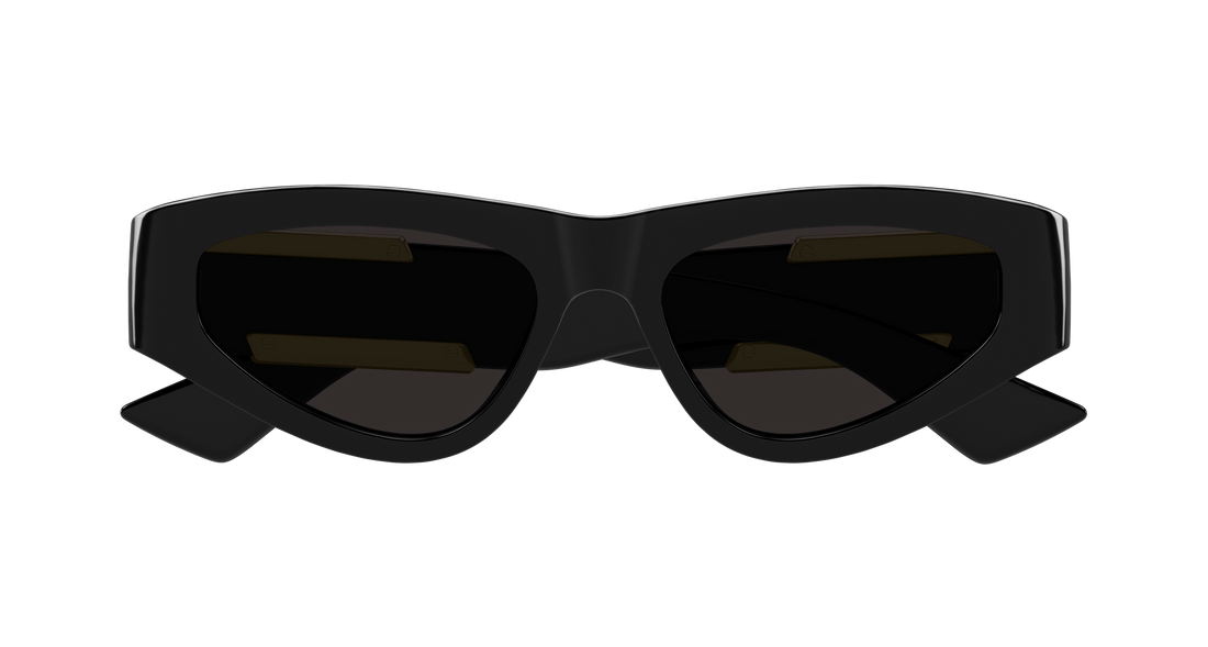 Óculos de sol bottega veneta bv1407s 001 negro cat eye femenino tamanho 53mm - Vista de detalhe