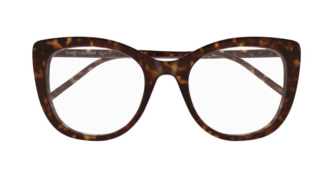 Brillen saint laurent sl 778 002 havana cat eye femenino größe 55mm - Detailansicht