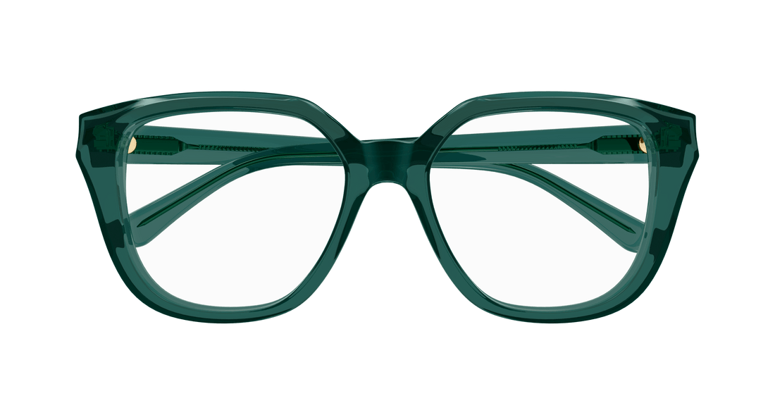 Prescription glasses chloé ch0293o 005 verde square femenino size 53mm - Detailed view