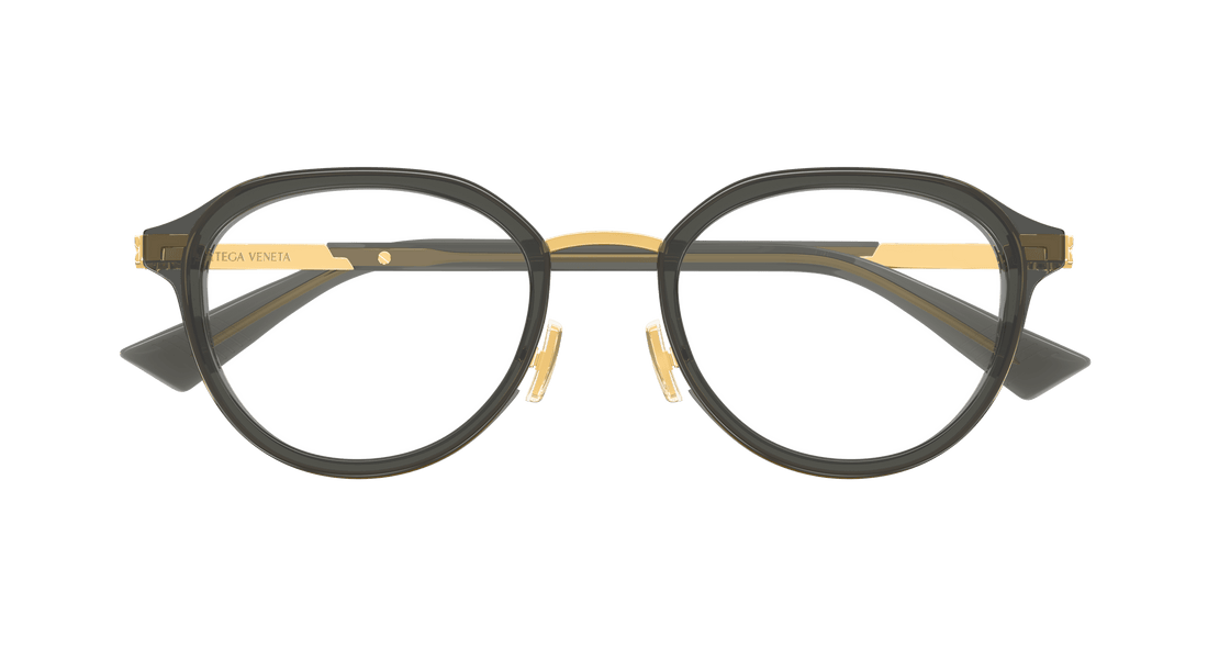 Gafas graduadas bottega veneta bv1377oa 008 gris round unisex talla 51mm - Vista de detalle