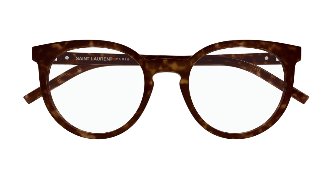 Brillen saint laurent sl m147 002 havana cat eye femenino größe 52mm - Detailansicht