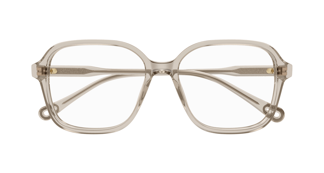 Prescription glasses chloé ch0317oa 002 beige square femenino size 54mm - Detailed view