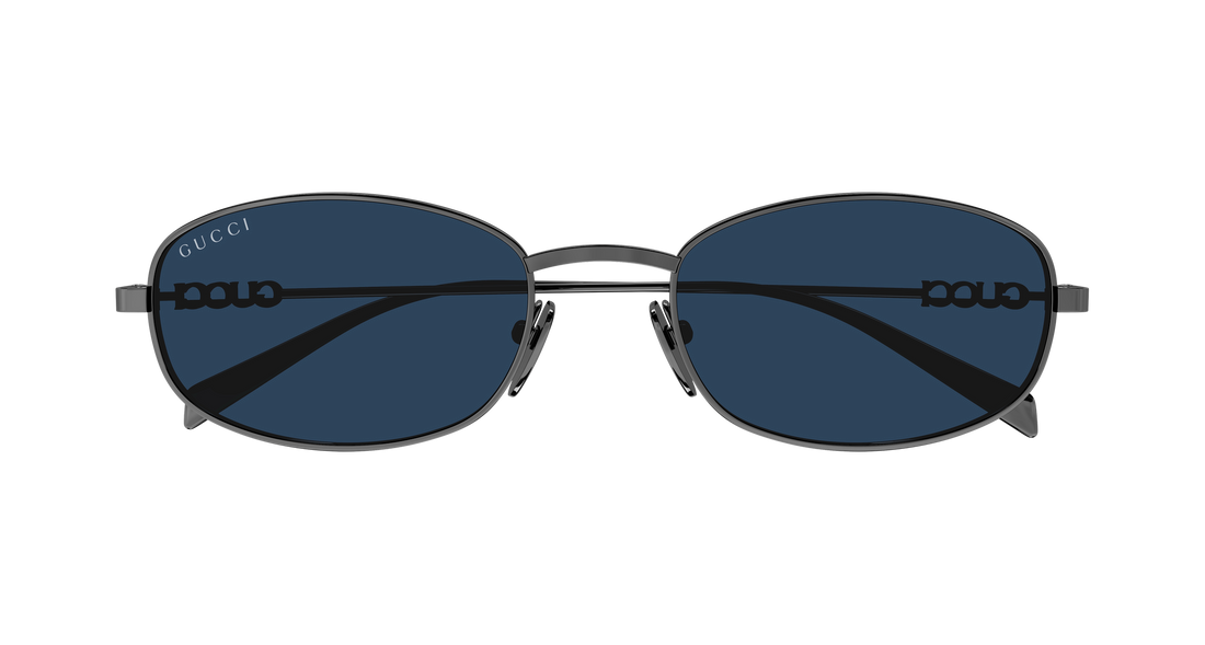 Gafas de sol gucci gg1940s 001 plateado round/oval/panthos masculino talla 54mm - Vista de detalle