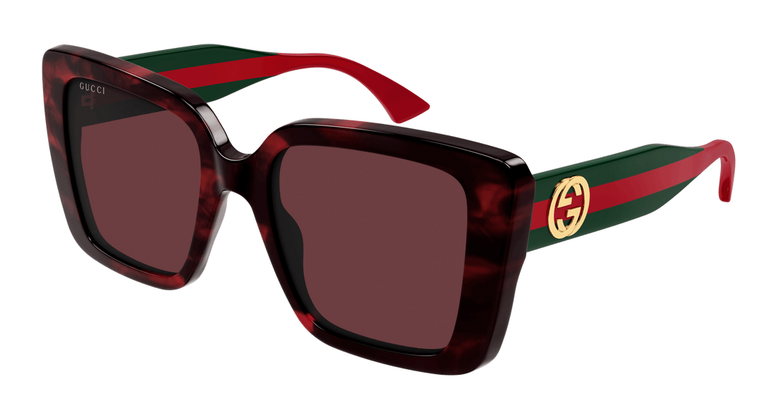 Lunettes de soleil gucci gg1861s 003 havana square femenino taille 53mm - Vue principale