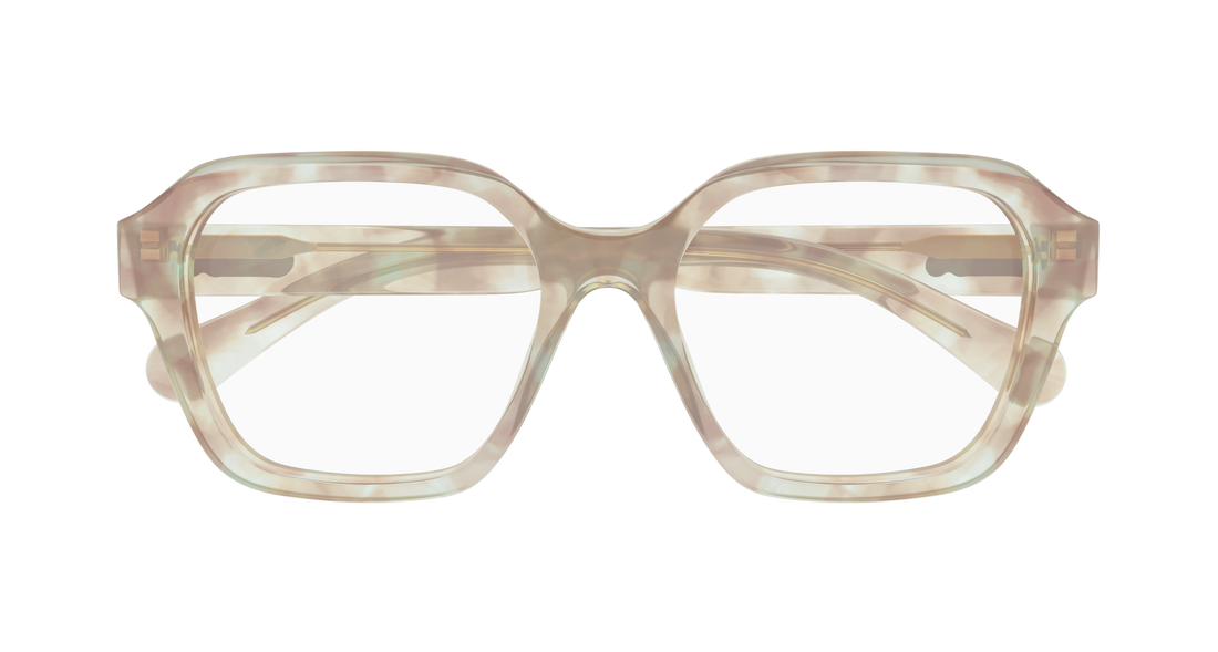 Prescription glasses chloé ch0272o 007 havana rectangular / squared femenino size 53mm - Detailed view