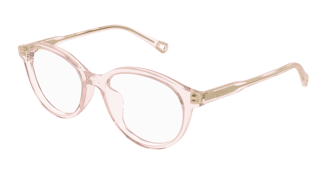 Prescription glasses chloé ch0316oa 004 rosa round femenino size 52mm - Main view