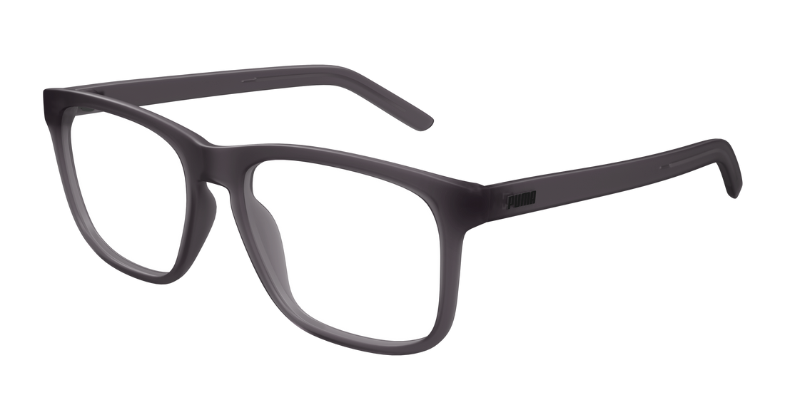 Brillen puma pu0517o 002 gris rectangular / squared masculino maat 55mm - Hoofdaanzicht