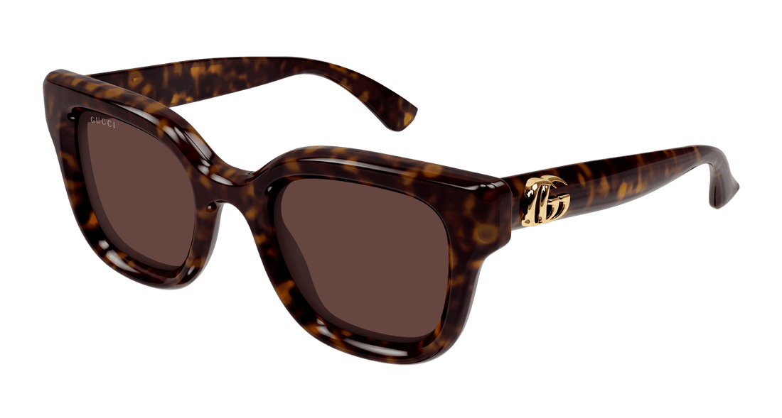 Lunettes de soleil gucci gg1828s 002 havana round femenino taille 49mm - Vue principale