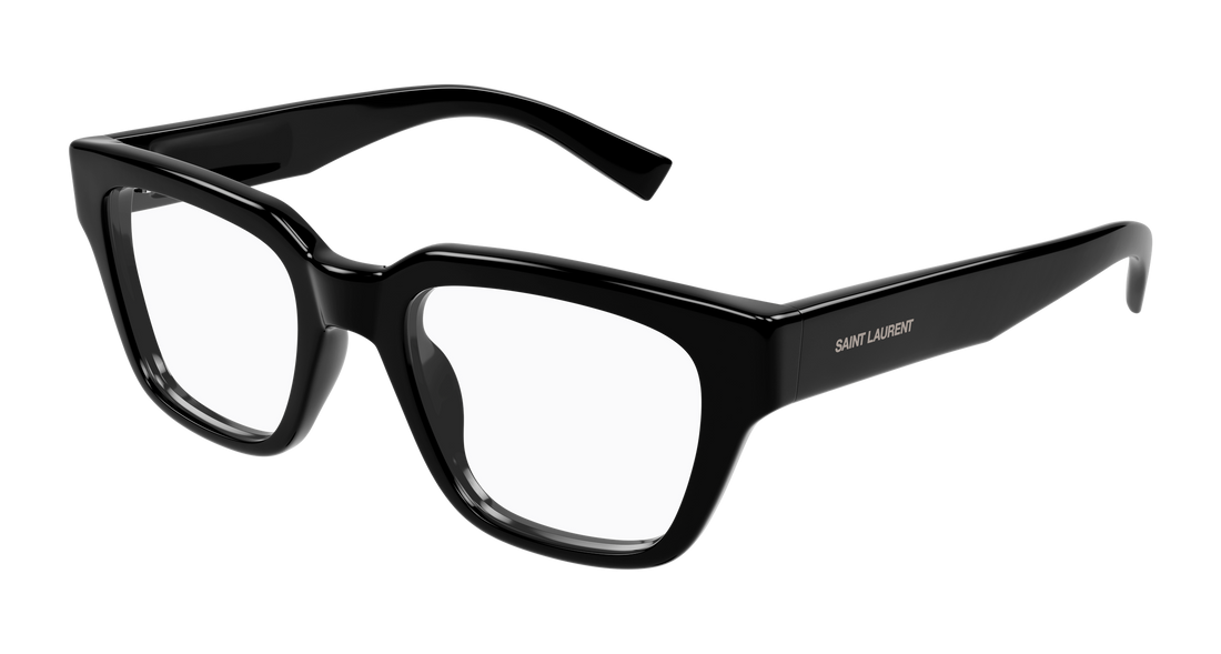 Brillen saint laurent sl 804 001 negro square unisex größe 51mm - Hauptansicht