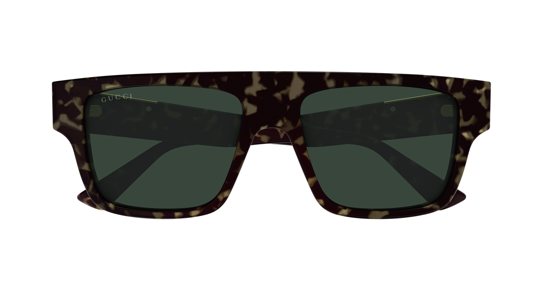 Sunglasses gucci gg1960s 004 havana rectangular / squared masculino size 53mm - Detailed view