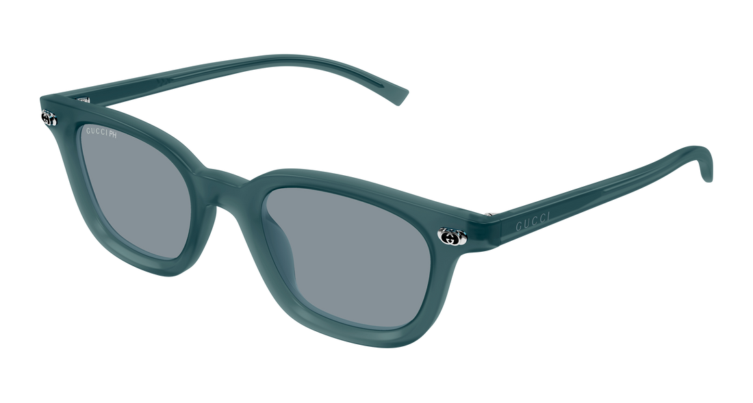 Sunglasses gucci gg1946s 005 azul round/oval/panthos masculino size 48mm - Detailed view