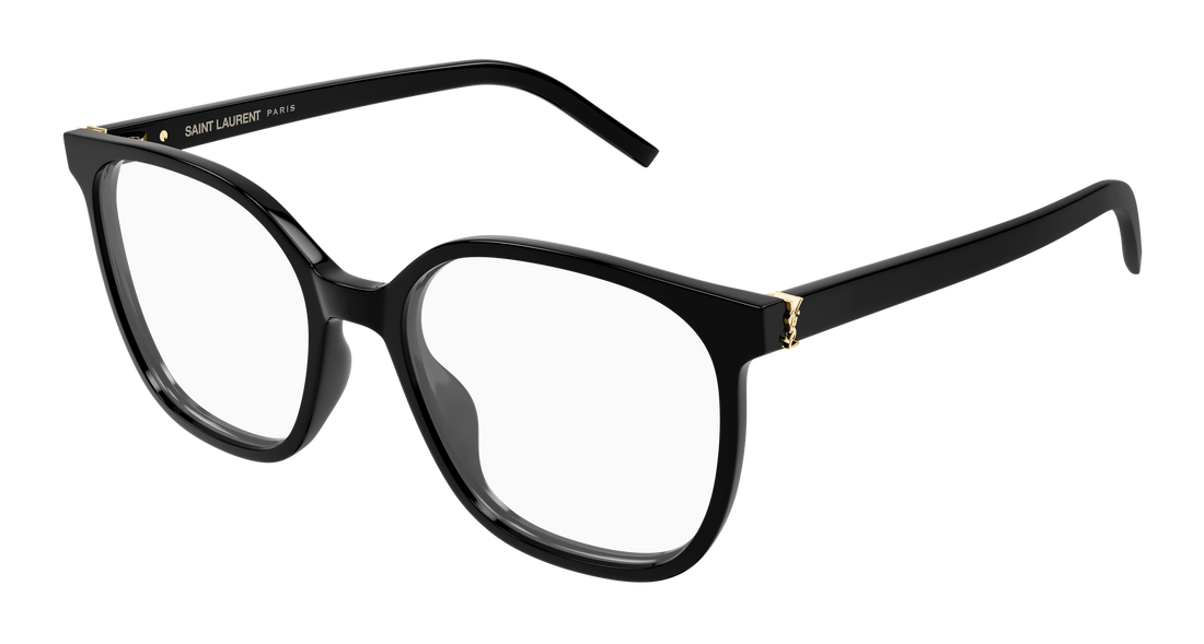 Brillen saint laurent sl m155 001 negro cat eye femenino größe 55mm - Hauptansicht
