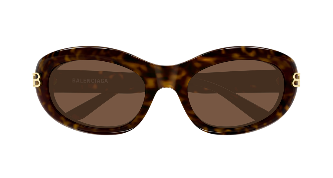 Sunglasses balenciaga bb0431s 002 havana round/oval/panthos femenino size 57mm - Detailed view