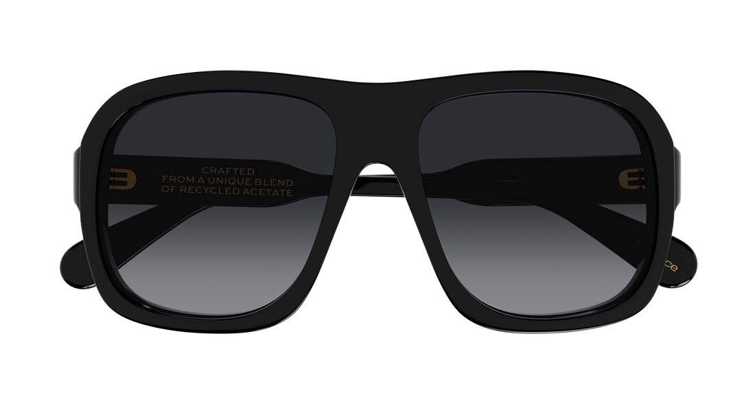 Gafas de sol chloé ch0331s 001 negro pilot/navigator femenino talla 58mm - Vista de detalle