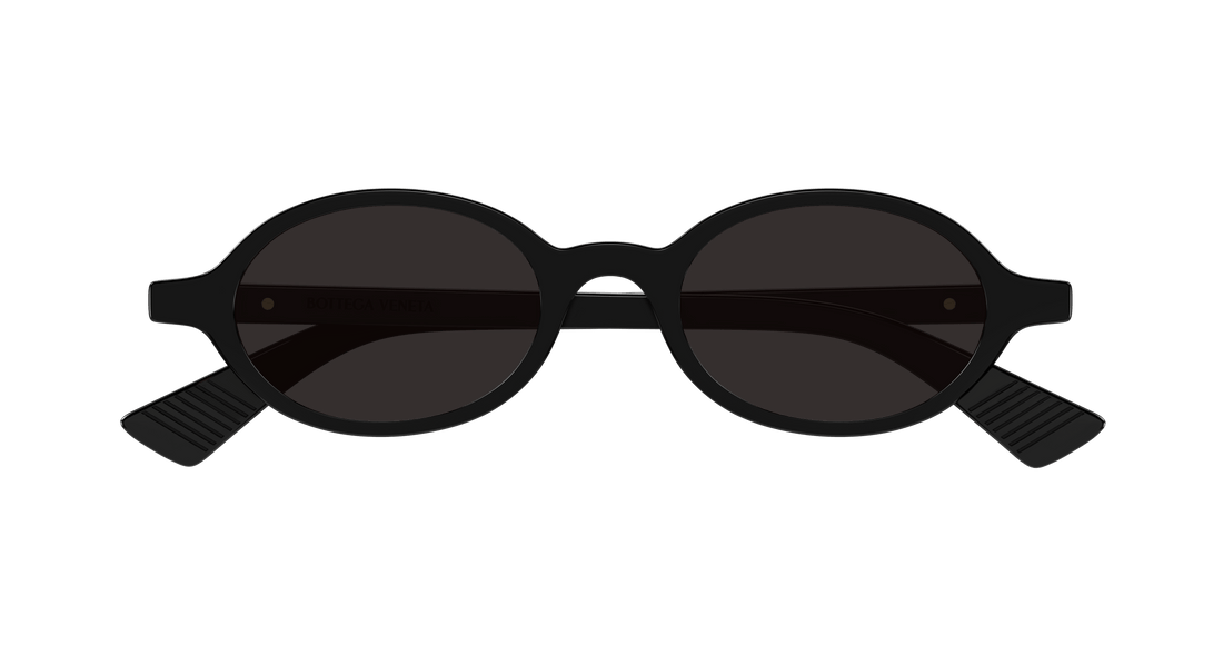 Sonnenbrillen bottega veneta bv1388s 001 negro round unisex größe 47mm - Detailansicht