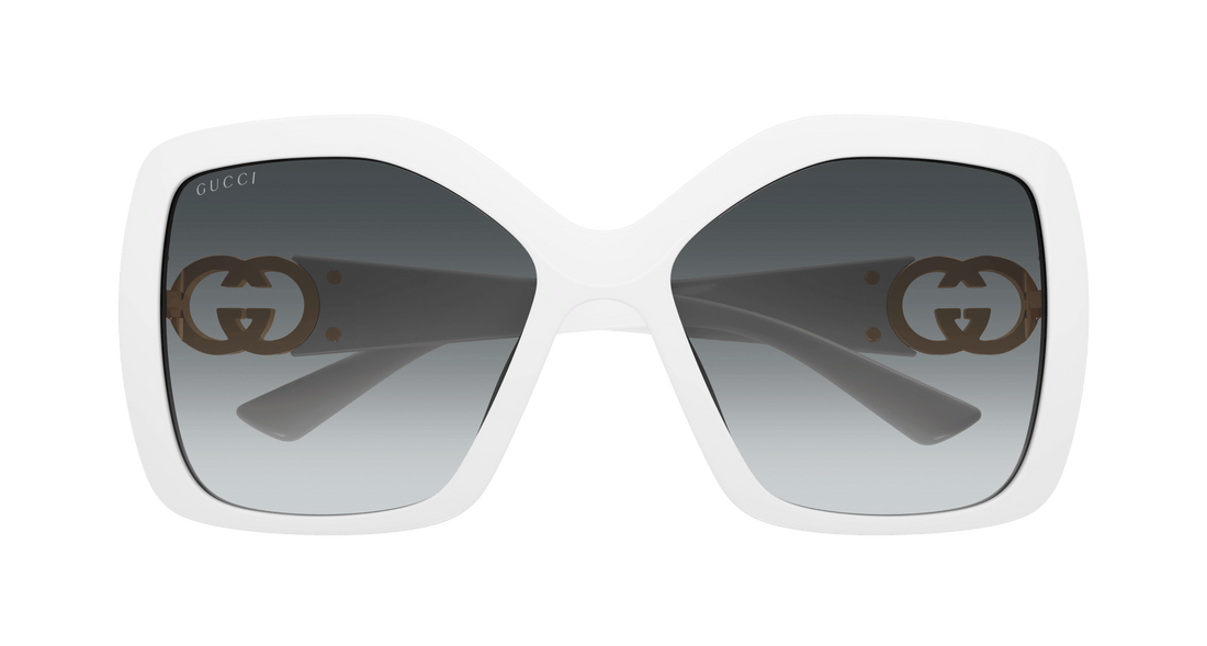 Sunglasses gucci gg2015s 003 blanco rectangular / squared femenino size 59mm - Detailed view