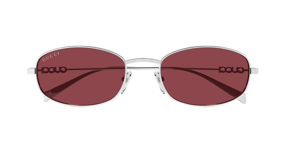 Gafas de sol gucci gg1940s 003 plateado round/oval/panthos masculino talla 54mm - Vista de detalle