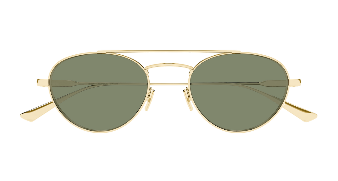 Óculos de sol saint laurent sl 97 004 dorado round/oval/panthos femenino tamanho 51mm - Vista de detalhe