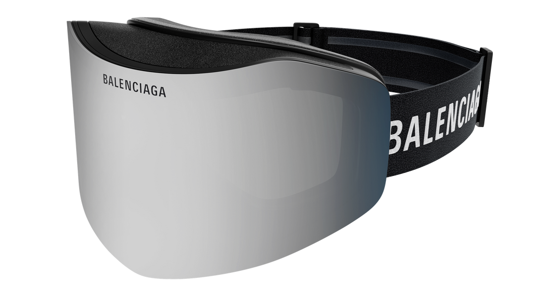 Sunglasses balenciaga bb0379s 002 negro mask unisex size 99mm - Main view