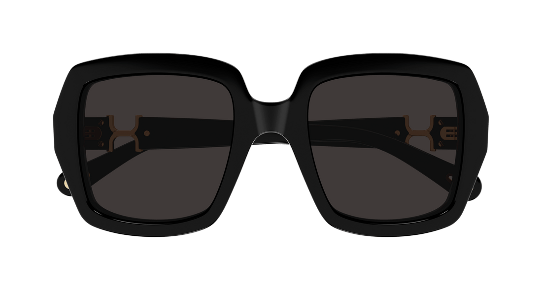 Lunettes de soleil chloé ch0301s 001 negro square femenino taille 52mm - Vue détaillée