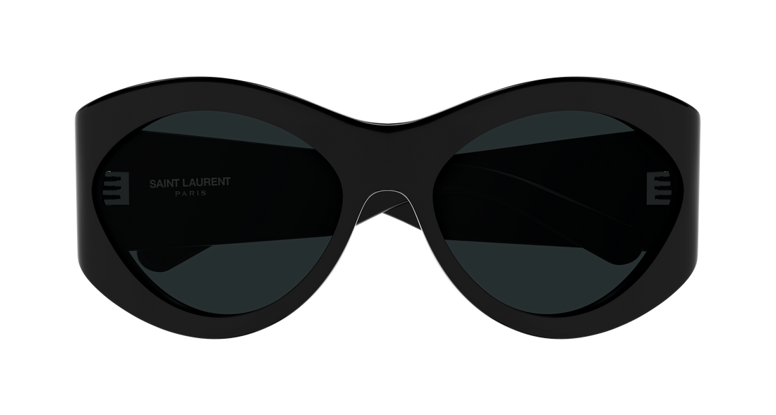 Óculos de sol saint laurent sl 854/f 001 negro geometric femenino tamanho 59mm - Vista de detalhe