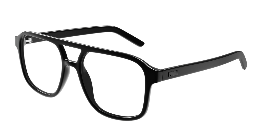 Occhiali da vista puma pu0495o 001 negro pilot masculino taglia 56mm - Vista principale
