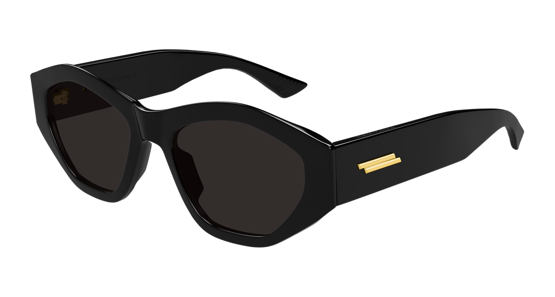 Óculos de sol bottega veneta bv1408s 001 negro geometric femenino tamanho 53mm - Vista principal