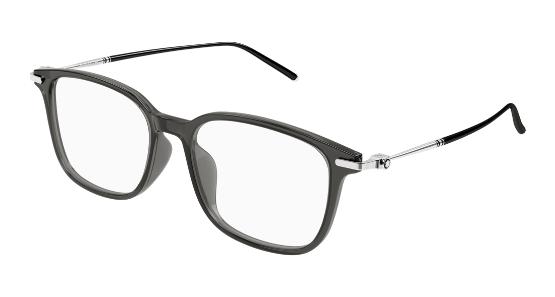 Óculos graduados montblanc mb0413oa 004 gris cat eye masculino tamanho 54mm - Vista principal