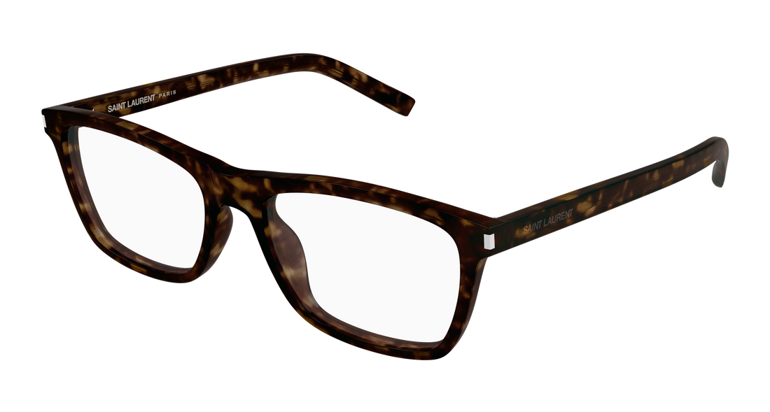 Brillen saint laurent sl 841 002 havana rectangular / squared masculino größe 56mm - Hauptansicht