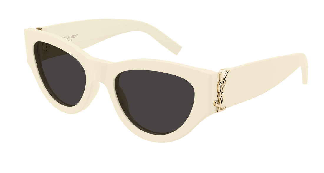 Óculos de sol saint laurent sl m94/f 009 beige cat eye femenino tamanho 53mm - Vista principal