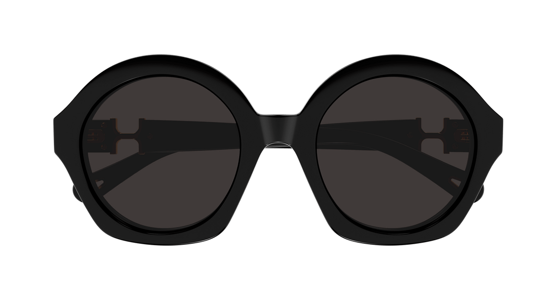 Gafas de sol chloé ch0302s 001 negro round femenino talla 53mm - Vista de detalle