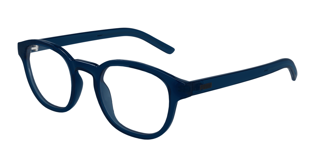 Brillen puma pu0516o 003 azul round/oval/panthos masculino maat 50mm - Hoofdaanzicht
