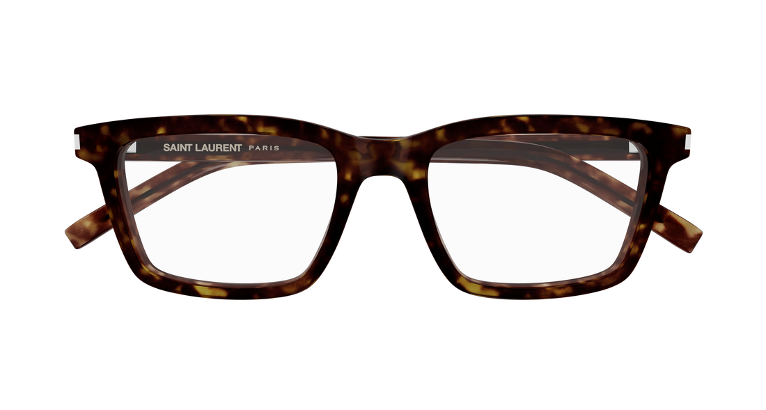Brillen saint laurent sl 842 002 havana rectangular / squared unisex größe 54mm - Detailansicht