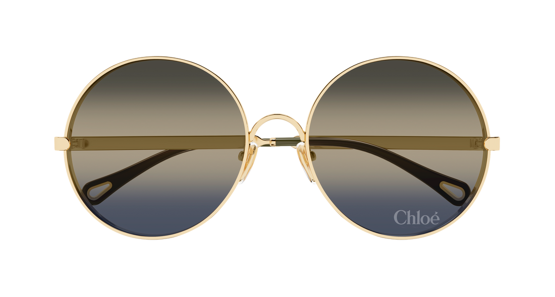 Lunettes de soleil chloé ch0321s 004 dorado round femenino taille 59mm - Vue détaillée