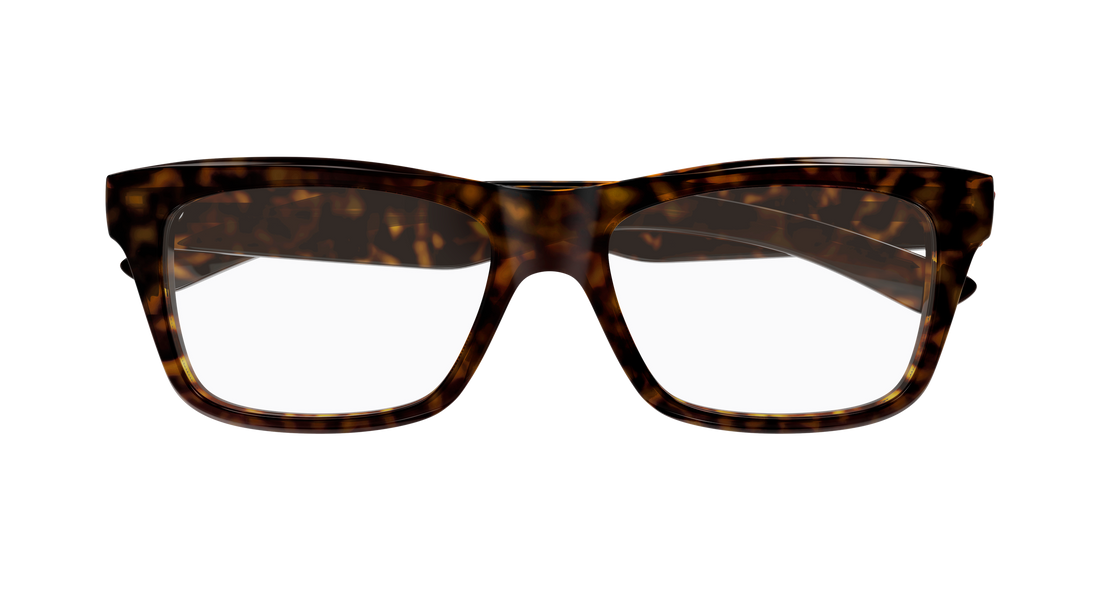 Lunettes de vue balenciaga bb0426o 002 havana rectangular / squared masculino taille 56mm - Vue détaillée
