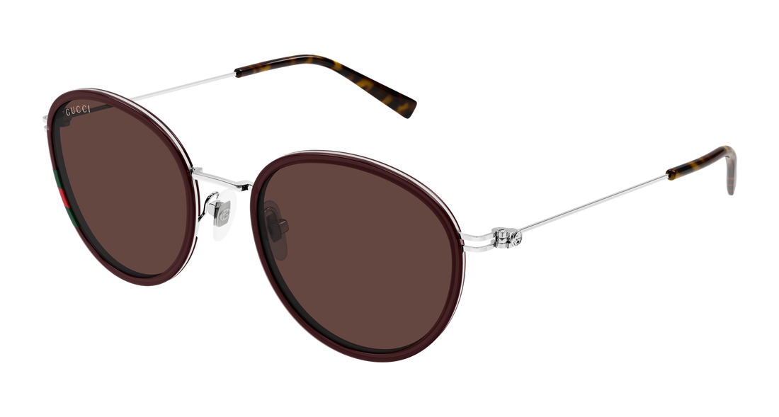Solglasögon gucci gg1849s 004 marron round femenino storlek 51mm - Huvudvy