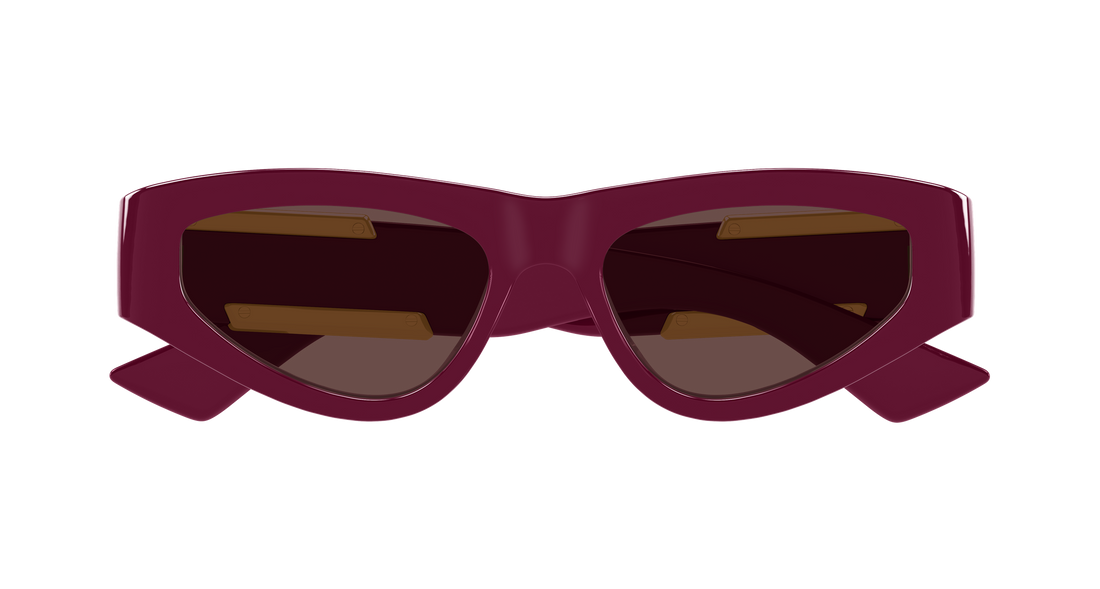 Óculos de sol bottega veneta bv1407s 004 rojo cat eye femenino tamanho 53mm - Vista de detalhe